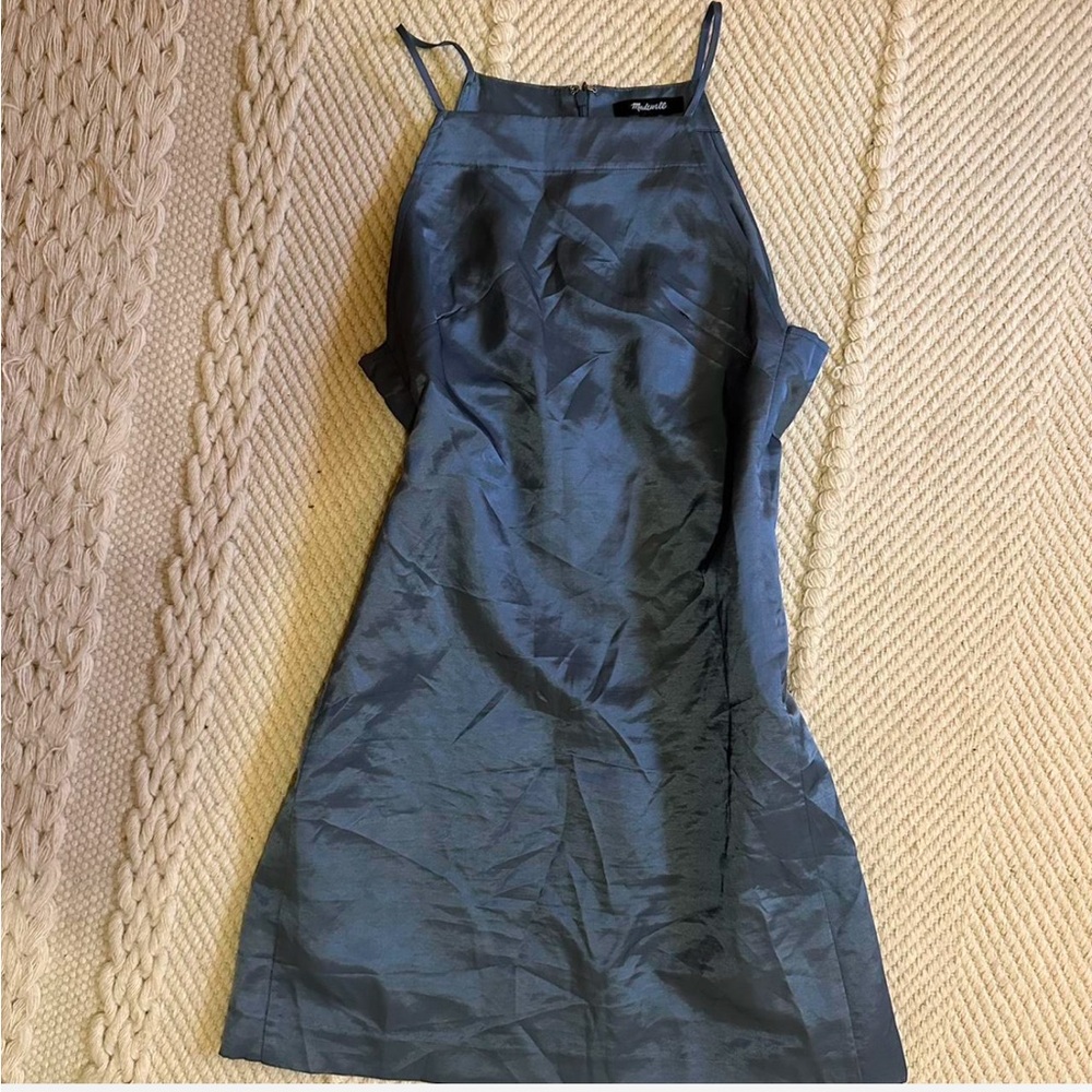 Madewell high-neck mini dress
